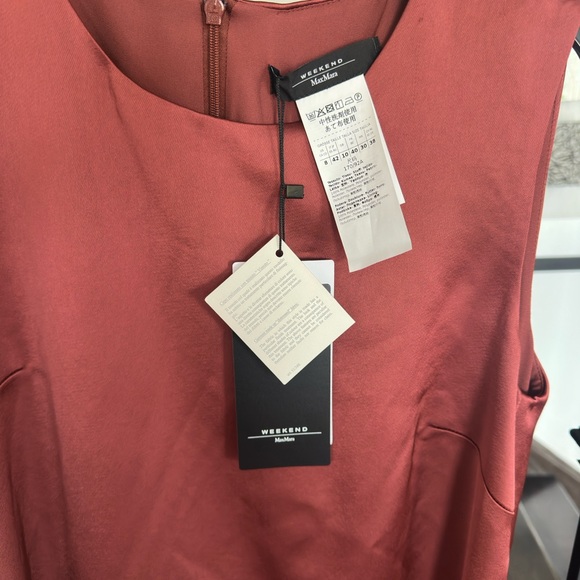 Weekend Max Mara Baiardo satin midi Dress - Picture 10 of 12